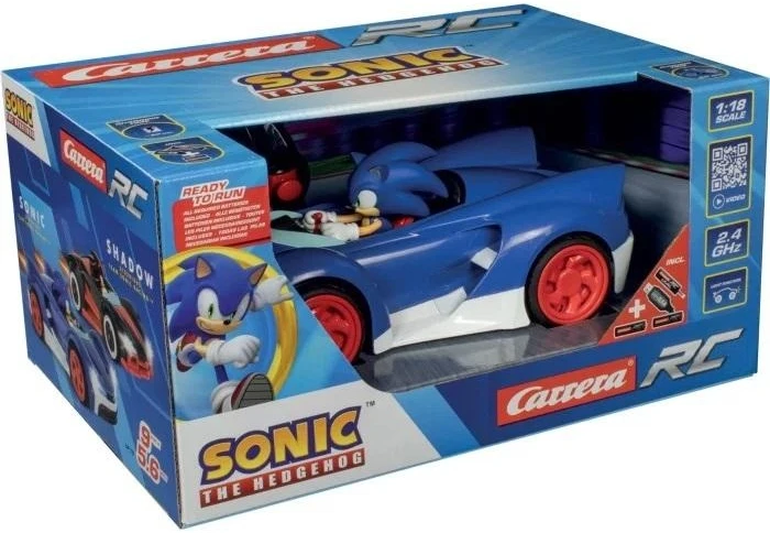 Radijo bangomis valdomas Carrera Team Sonic automobilis 1:18