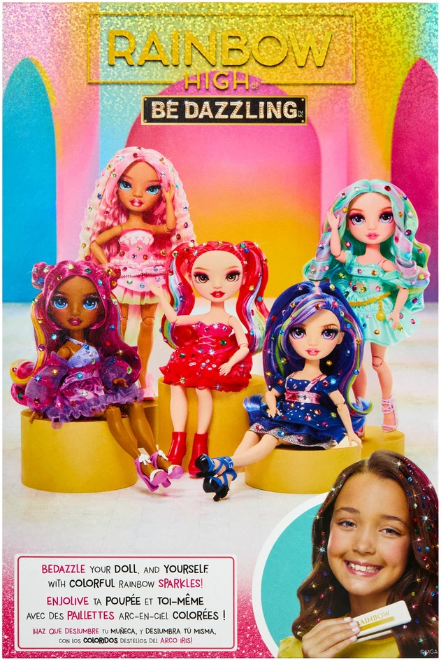 Rainbow High Be Dazzling-Celine turkio spalvos lėlė 597827-EUC