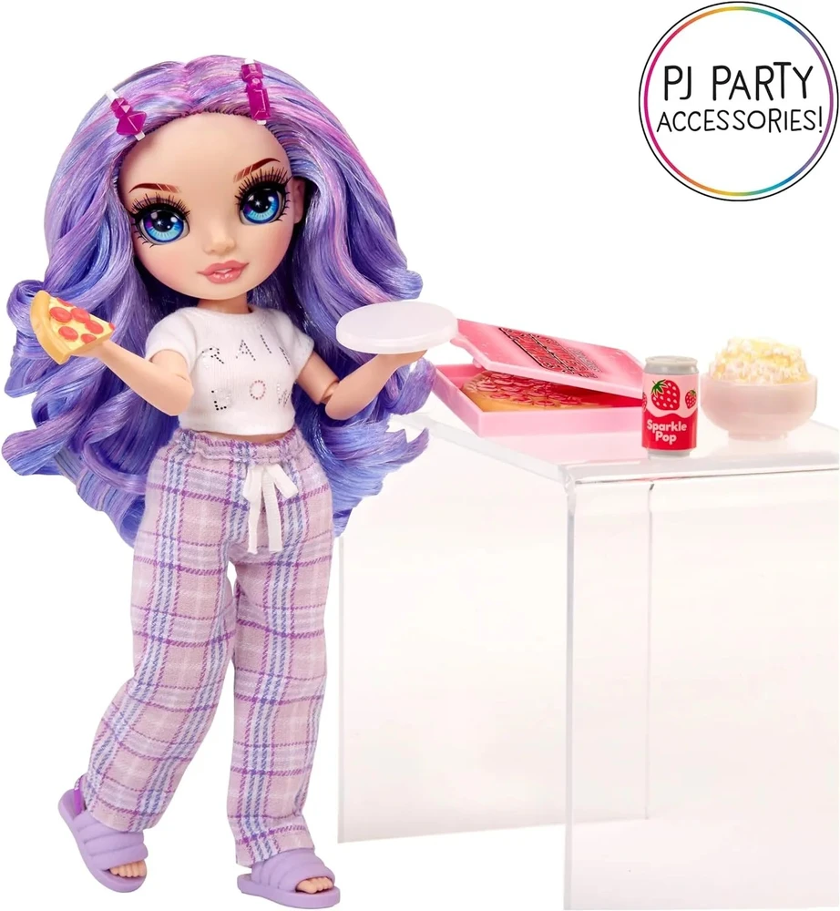 MGA Lėlė Junior High Pižamų Vakarėlio kolekcija Violet violetinė 503705-EUC