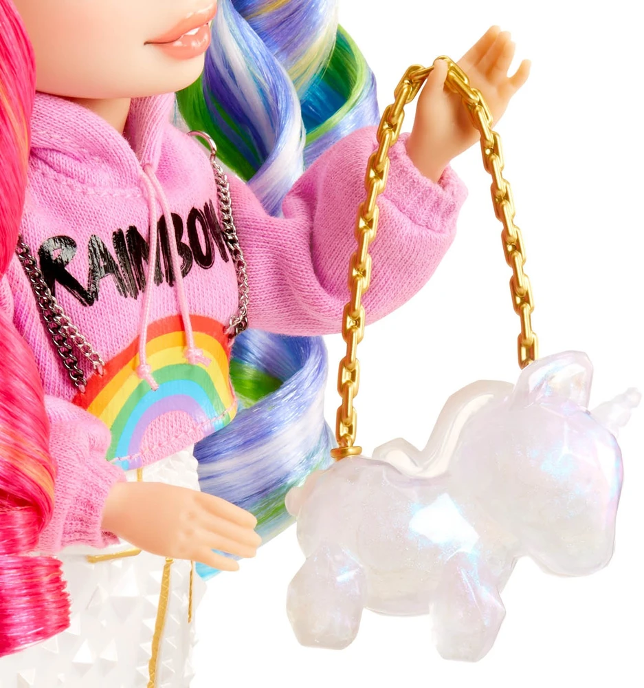 MGA Lėlė 121411-EUC Rainbow High Creative Crystals mados lėlė - Amaya