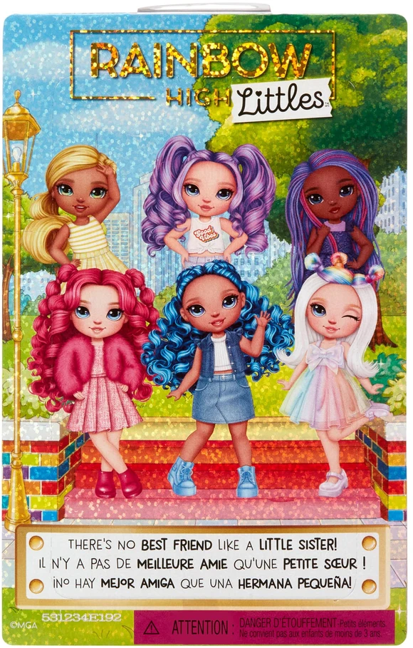 MGA 531234-EUC Rainbow High Littles lėlės – Amethyst (violetinė)