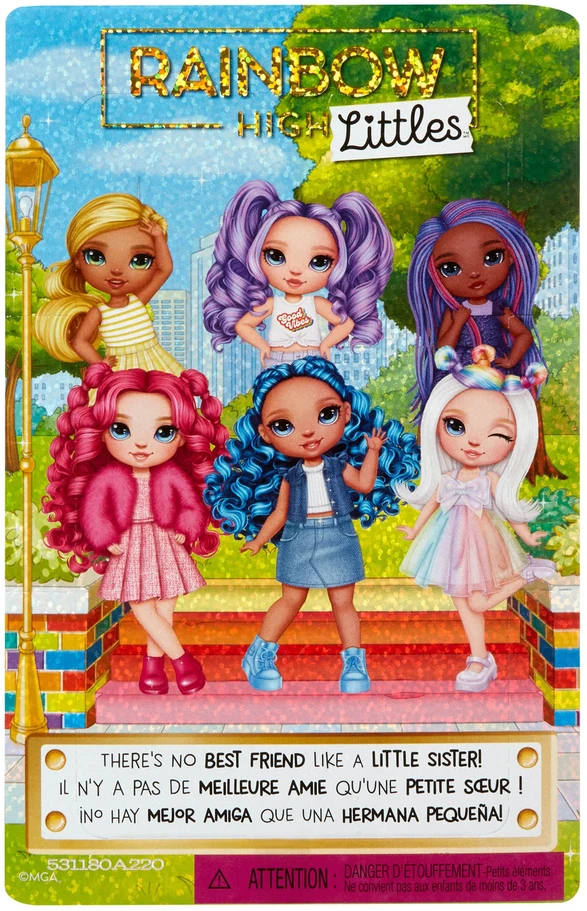 MGA Rainbow High Littles lėlės purpurinė (rožinė)