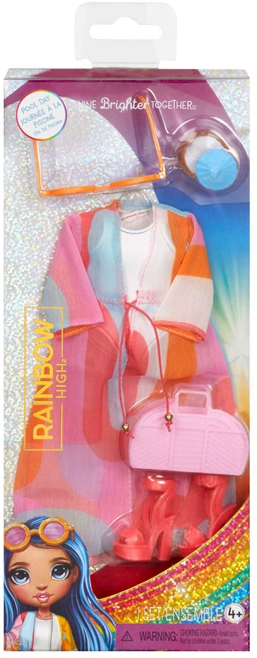 MGA Mados rinkinys „Rainbow High Fashion Pack Pool Theme“ 521662EUC