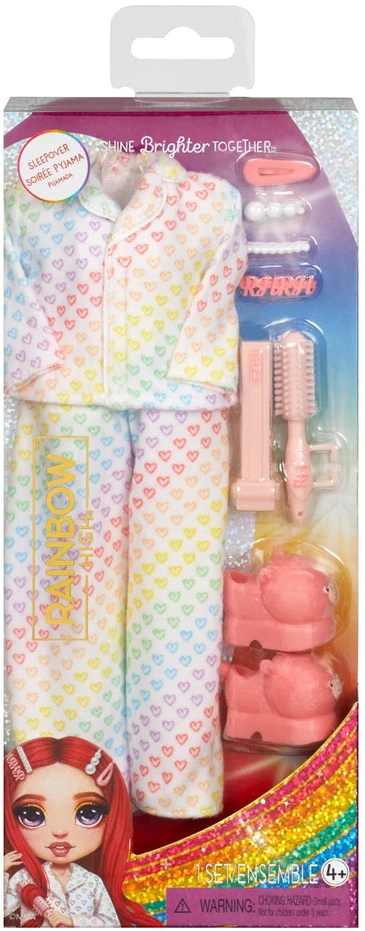 MGA Mados rinkinys Rainbow High Fashion Pack Sleepover 521747EUC