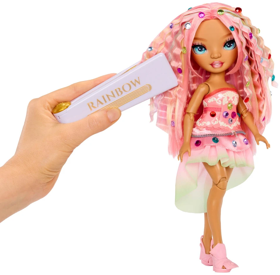 Rainbow High žėrinti lėlė Adeline Rose 597797-EUC