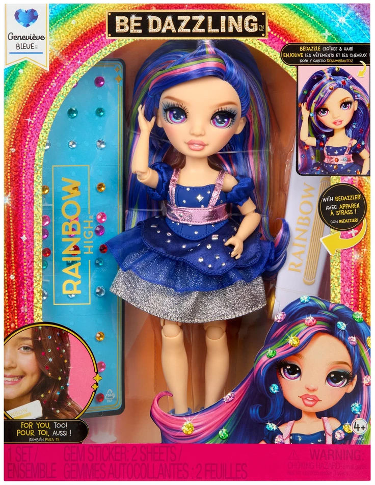 MGA Lėlė Rainbow High Be Dazzling Genevieve Bleu 597810-EUC