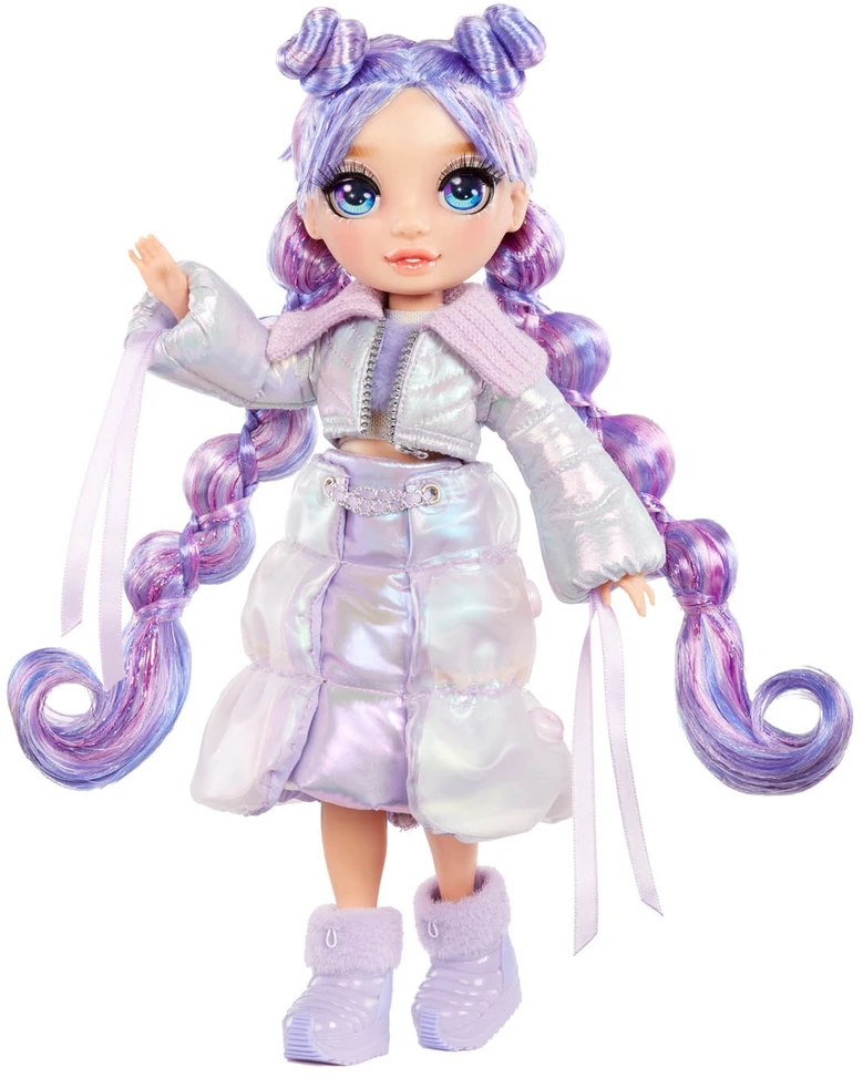 MGA 120865-EUC „Rainbow High Winter Wonderland“ lėlė – violetinė