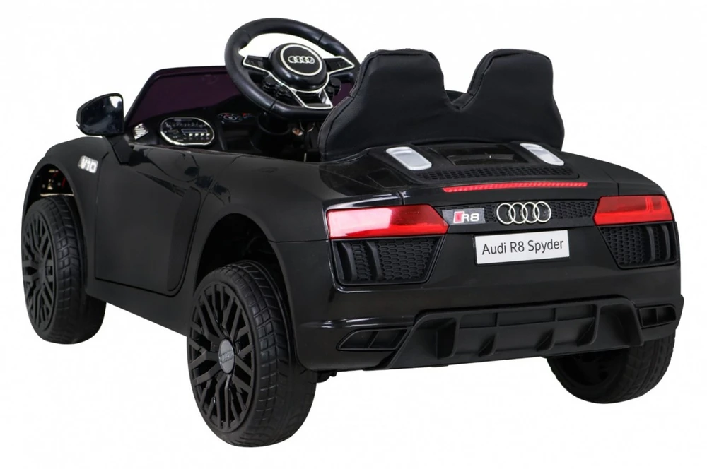Ramiz Elektrinė mašina vaikams Audi R8 juodos spalvos