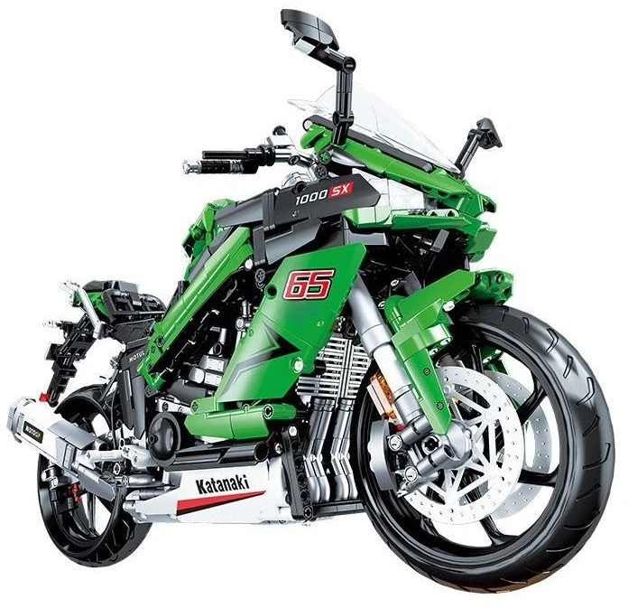 RAMIZ Konstruktorius Sportinis motociklas, 2304 el., Žalias