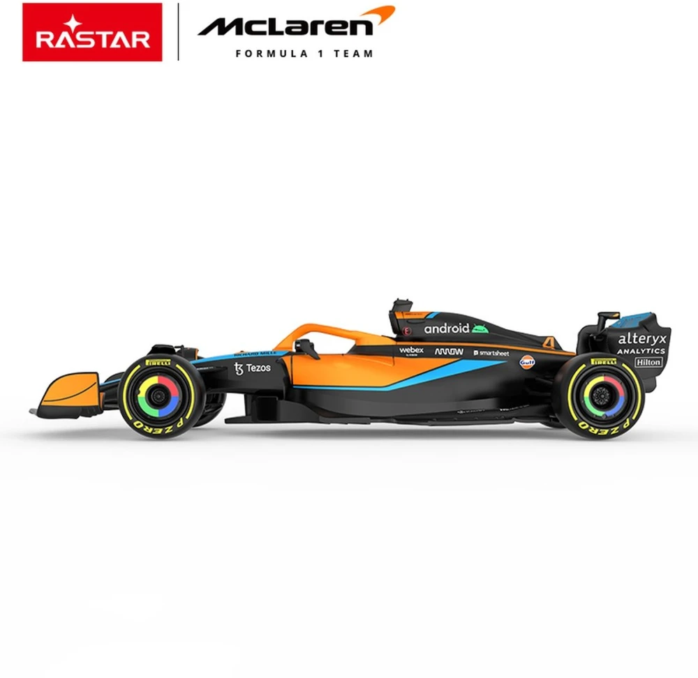 Autko Metalowe 1:24 McLaren F1 MCL36 Oranžinė RASTAR