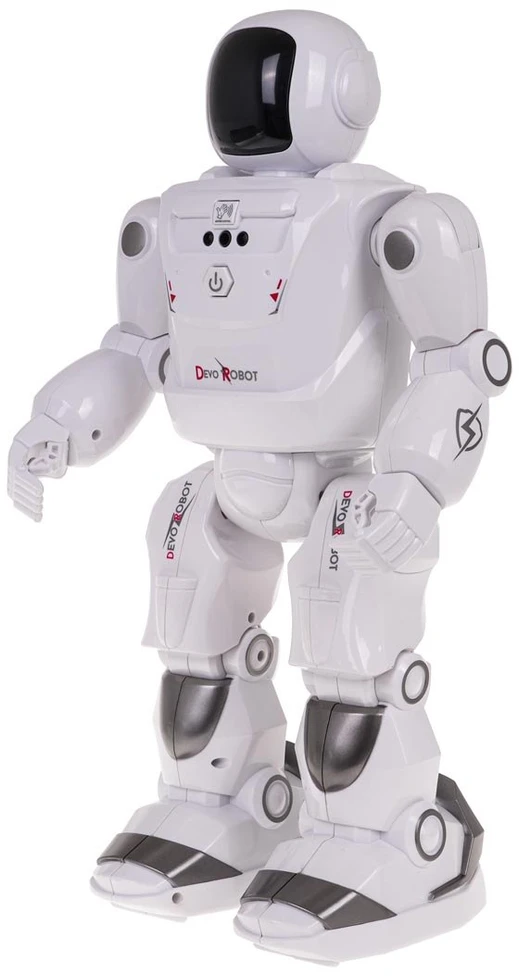 RAMIZ Radijo bangomis valdomas baltas robotas Mega R/C