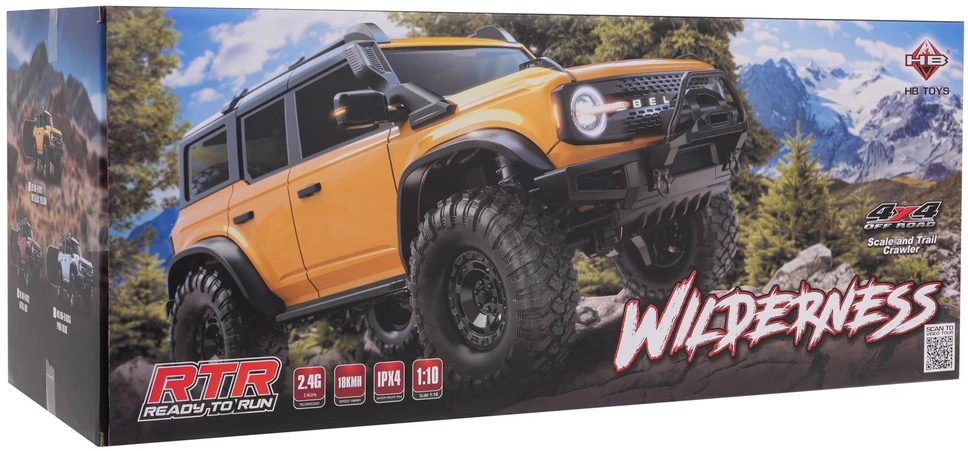 RAMIZ Radijo bangomis valdomas Wilderness automobilis 1:10