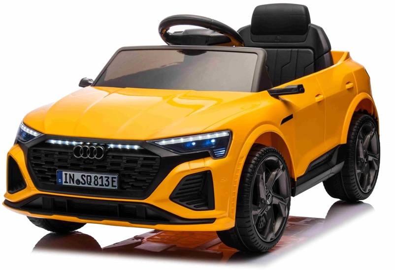 Ramiz Sp. z o.o. Ramiz Sp. su o.o. Elektromobilis Audi SQ8 geltonas 12V 2x35W