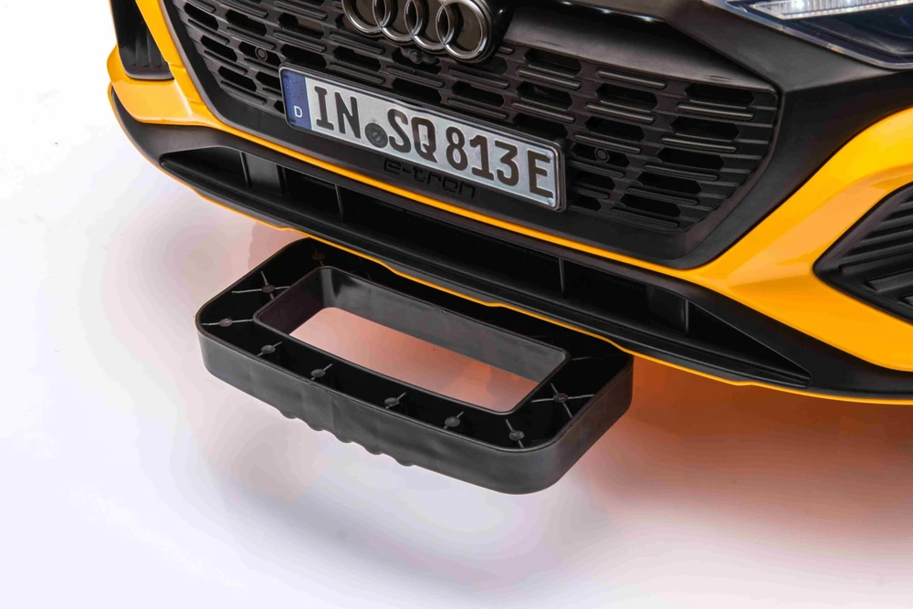 Ramiz Sp. z o.o. Ramiz Sp. su o.o. Elektromobilis Audi SQ8 geltonas 12V 2x35W