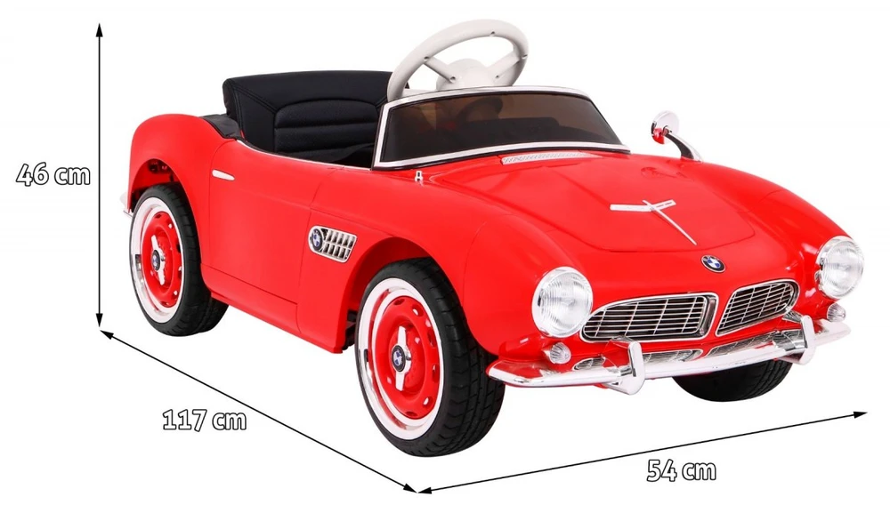 RAMIZ Elektromobilis BMW 507 Retro, Raudona