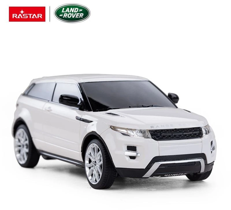Range Rover Evoque R/C mastelis 1:24 Rastar 46900 valdomas baltas automobilis