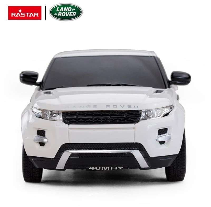 Range Rover Evoque R/C mastelis 1:24 Rastar 46900 valdomas baltas automobilis