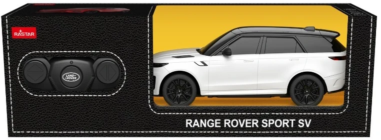 Range Rover Sport SV R/C mastelis 1:24 Rastar 10270 valdomas baltas automobilis