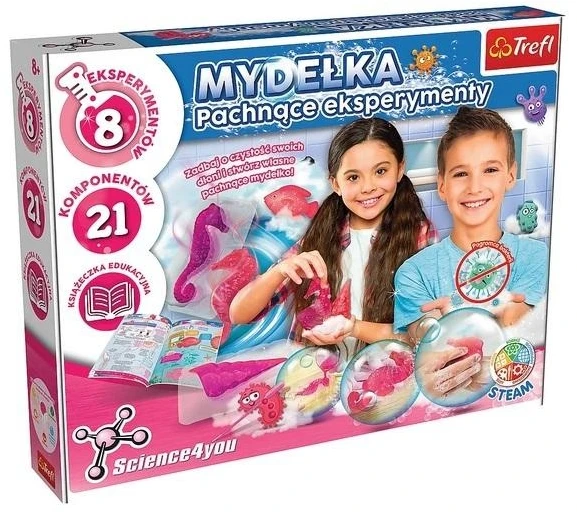 Rankdarbių rinkinys kvapniems muiliukams gaminti Science 4 You TREFL