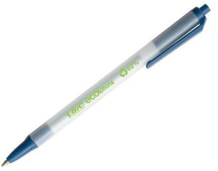 Bic Tušinukas Eco Clicstic 1.0 mm, mėlynas, pakuotėje 50 vnt. 175907
