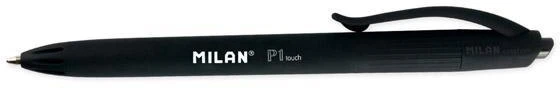 Rašikliai juodi P1 Rubber Touch 25 vnt MILAN