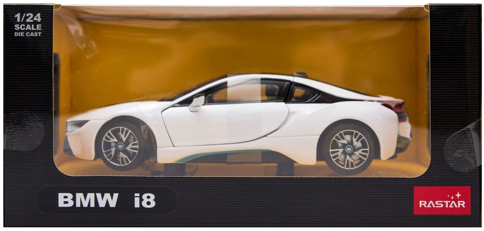Rastar BMW I8 56500 1:24 baltas metalas