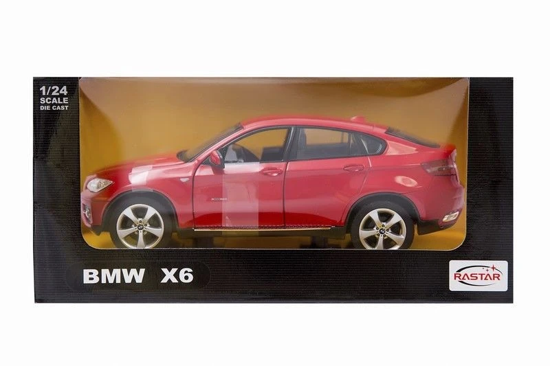 Rastar BMW X6 41500 1:24 raudonas