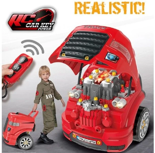 Chrld Jaunojo mechaniko komplektas su automobiliu, 61 el.