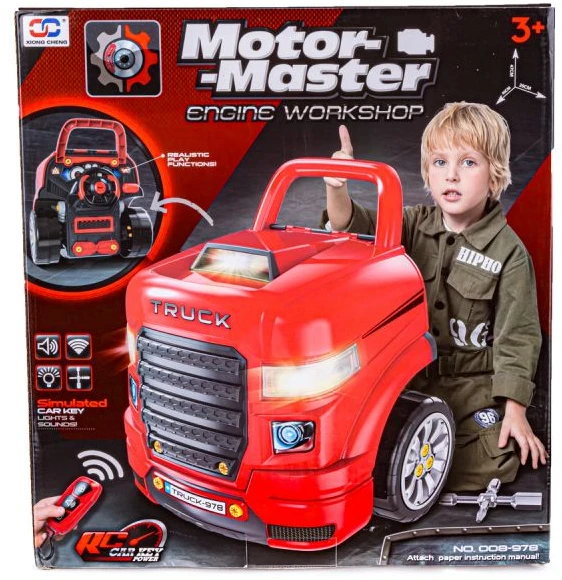 Chrld Jaunojo mechaniko komplektas su automobiliu, 61 el.