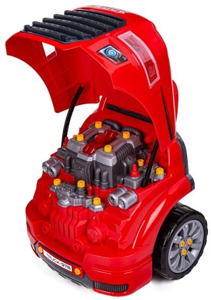 Chrld Jaunojo mechaniko komplektas su automobiliu, 61 el.