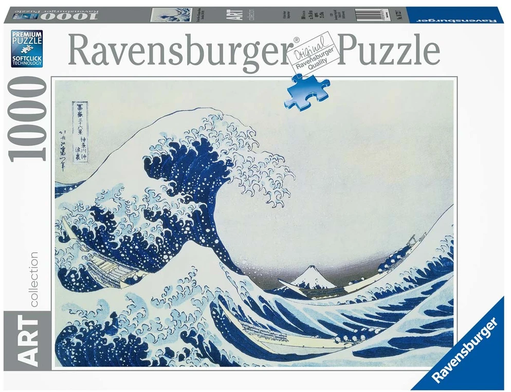 Ravensburger "2D" Dėlionė 1000 vnt. - Didžioji banga Kaganavoje