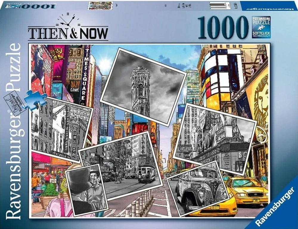 Ravensburger "2D" Dėlionė 1000 vnt. - Times Square: Niujorkas