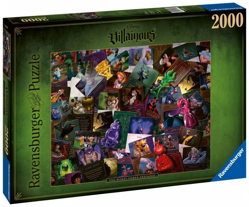Ravensburger "Villainous" Dėlionė 2000 vnt. - Visi piktadariai