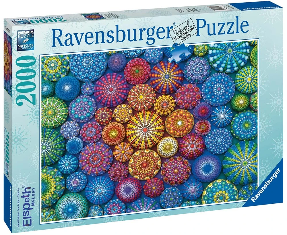 Ravensburger Dėlionė 2000 vnt. - Spalvotos mandalos
