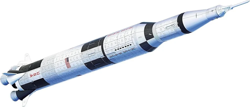 Ravensburger 3D Dėlionė 504 vnt. - Apollo Saturn V raketa