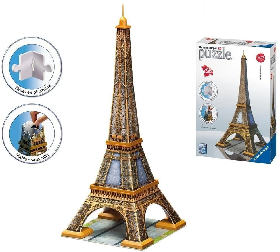 Ravensburger "3D" Dėlionė 216 vnt. - Eifelio bokštas