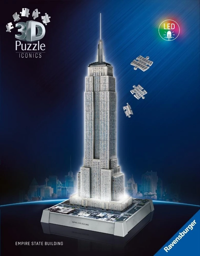 Ravensburger 3D dėlionė Iconics Empire State Building