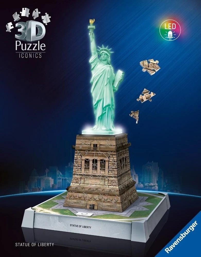 Ravensburger Puzzle Laisvės statulos 3D dėlionė