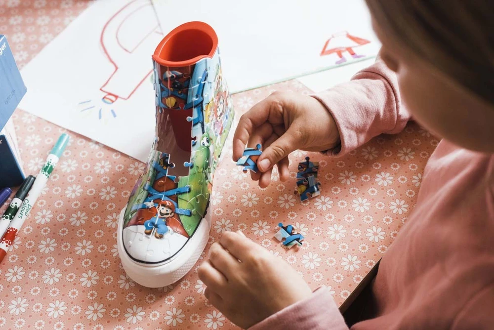 Ravensburger 3D dėlionė Super Mario sportbačiai 108 detalių 11267