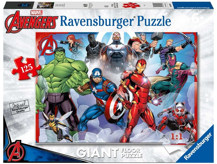 Ravensburger Dėlionė 125 vnt. - Keršytojai (The Avengers)