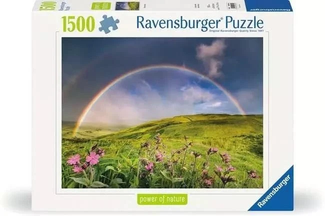 Ravensburger Dėlionė 1500 vnt. - Vaivorykštė virš pievos