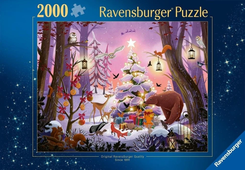 Ravensburger Dėlionė 2000 vnt. - Kalėdos miške