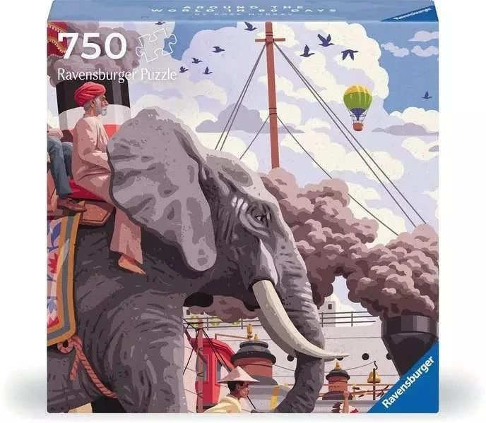 Ravensburger Dėlionė 750 detalių Art&Soul aplink pasaulį per 80 dienų