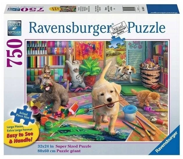 Ravensburger Dėlionė 750 vnt. - Mažieji menininkai