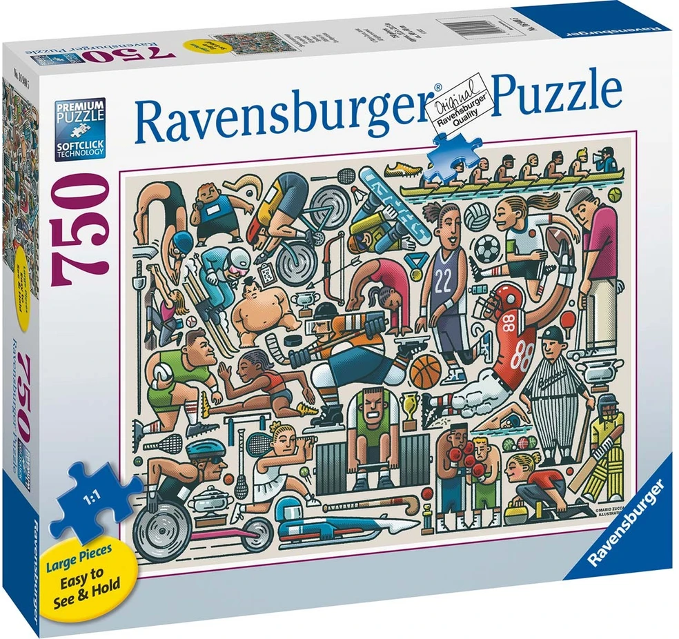 Ravensburger Dėlionė 750 vnt. - Atletai