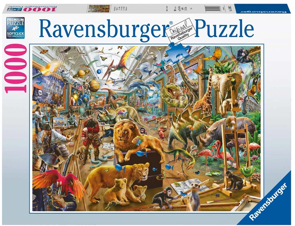 Ravensburger Dėlionė 1000 vnt. - Chaosas galerijoje
