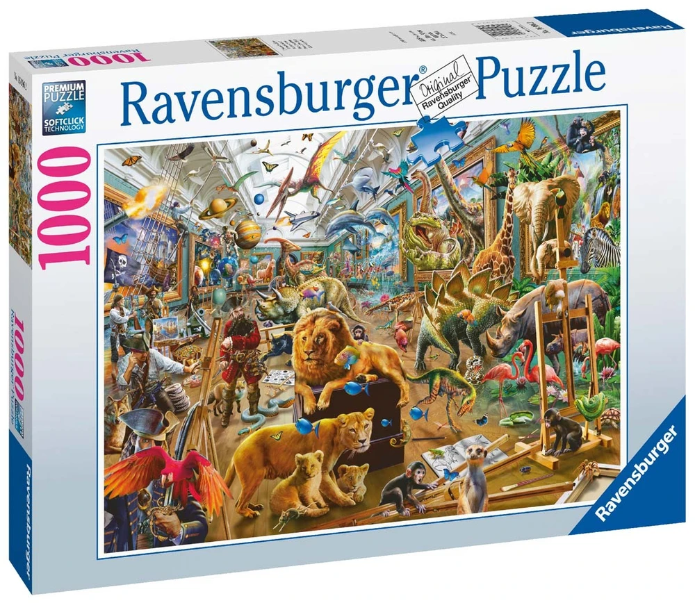 Ravensburger Dėlionė 1000 vnt. - Chaosas galerijoje