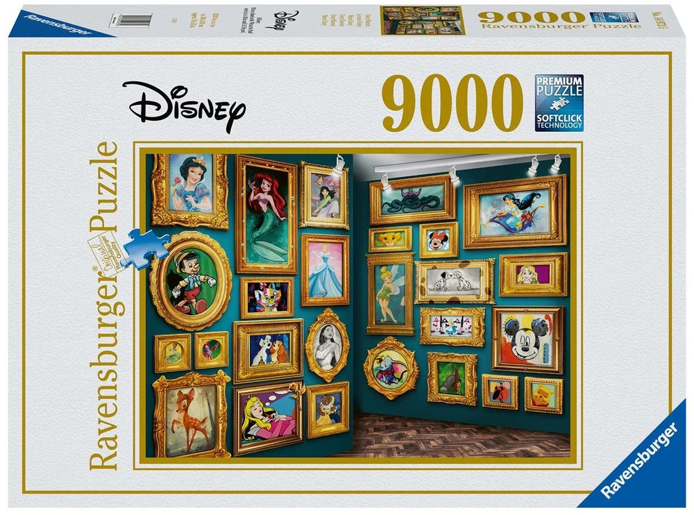 Ravensburger Dėlionė 9000 vnt. - Disney personažų muziejus