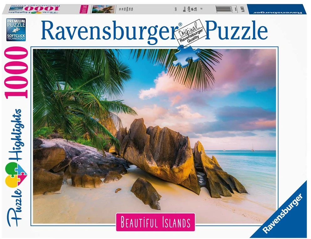 Ravensburger Dėlionė 1000 vnt. - Seišeliai
