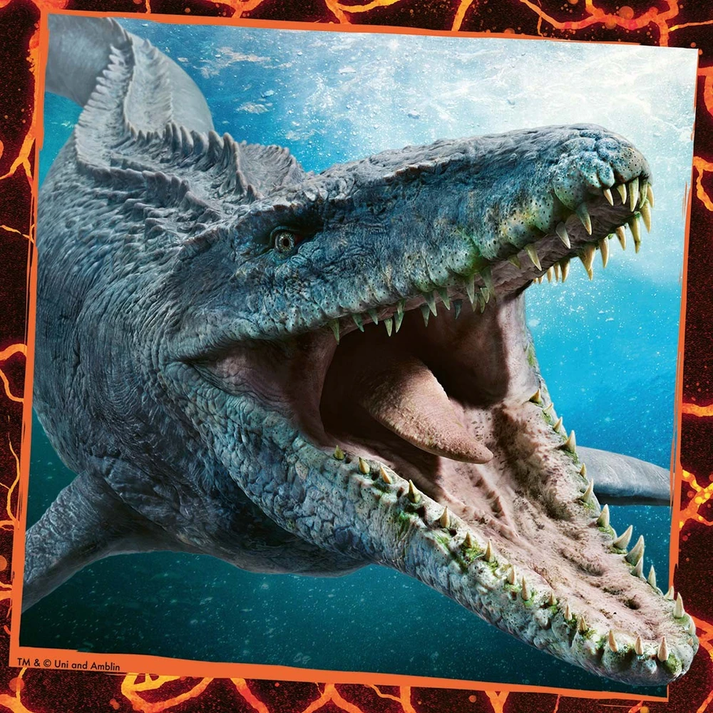 Ravensburger Dėlionė 3x49 vnt. - Juros periodo pasaulis (Jurassic World)